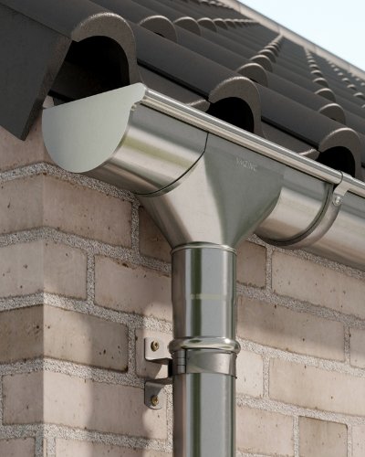 Zubehör in walzblankem Zink und Kupfer